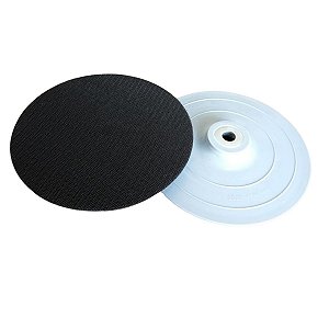 Suporte Prato Rígido Lixa Boina Politriz 180mm 7'' C/ Velcro