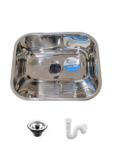 Tanque Inox Sobrepor ou Embutir 40x34x18 - TeC Inox