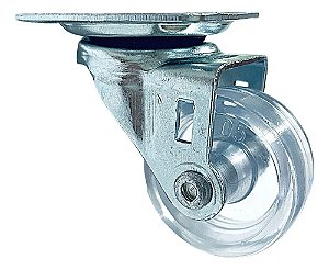 Rodízio Giratório Cristal para Vasos e Móveis - Kit 4 Peças