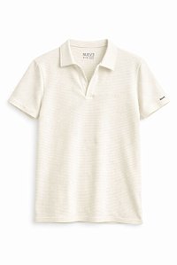 POLO TEXTURIZADA BEGE