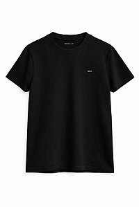 T-SHIRT PIQUET PRETA