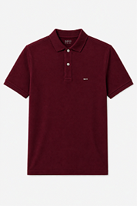 POLO PIQUET BORDÔ