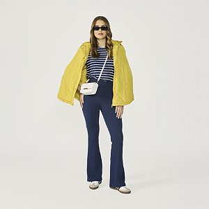 Calça Feminina Legging Flare Cintura Alta