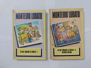 Os Doze Trabalhos de Hércules Vol. 1 e 2  - Monteiro Lobato