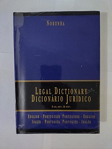 Legal Dictionary - Dicionário Jurídico - Duval de Noronha (Inglês/Português)