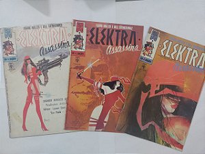 Coleção Elektra Assassina - Frank Miller e Bill Sienkiewicz C/3 Volumes