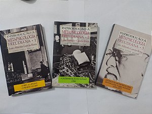 Coleção Introdução à Metapsicologia Freudiana  - Luiz Alfredo Garcia-Roza (c/3 volumes)