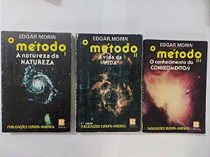 Coleção O Método - Edgar Morin C/3 Livros