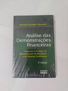 Análise das Demonstrações Financeiras - Antonio Salvador Morante