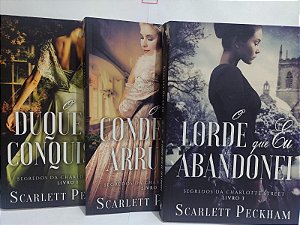 Coleção Segredos da Charlotte Street - Scarlett Peckham C/3 Livros