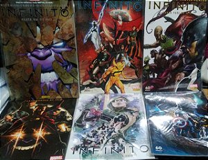 Coleção HQ Infinito - 6 Volumes Saga Completa - Hickman - Marvel Panini