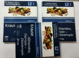 Kit 3 Livros: Krause Alimentos, Nutrição e Dietoterapia - L. Hathleen Mahan