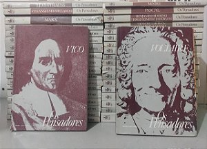 Coleção Pensadores Ed. Abril Cinza 38 volumes