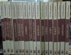 Coleção Pensadores Ed. Abril Cinza 26 volumes