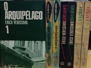 O Tempo e o Vento - Érico Veríssimo - 7 Volumes - Globo - Completo(marcas)