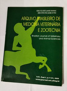 Arquivo Brasileiro De Medicina Veterinária E Zootecnia