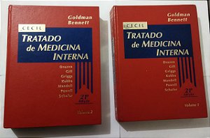 Kit 2 Livros: CECIL Tratamento De Medicina Interna( Vol. 1 e 2) - Goldman Bennett