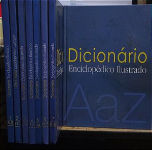Dicionário Enciclopédico Ilustrado de A a Z (marcas) - 8 Volumes