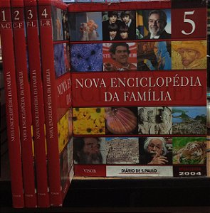Nova Enciclopédia da Família - 5 Volumes - Diário de S. Paulo