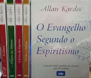 Kit Allan Kardec - 5 Volumes - O Evangelho Segundo o Espiritismo