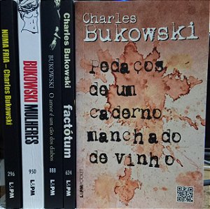 Kit 5 Livros Charles Bukowski - LPM Pocket