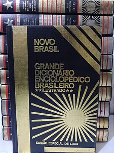 Coleção Grande Dicionário Enciclopédico Brasileiro - C/10 Livros