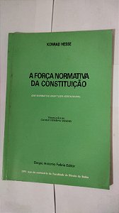 Força Normativa Da Constituição - Konrad Hesse