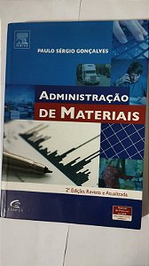 Administração De Materiais - Paulo Sérgio Gonçalvez