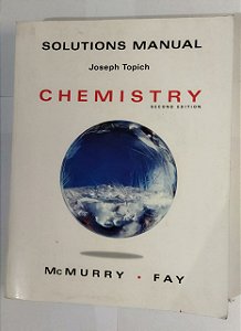 Chemistry: Solutions Manual - Joseph Topich (Inglês)