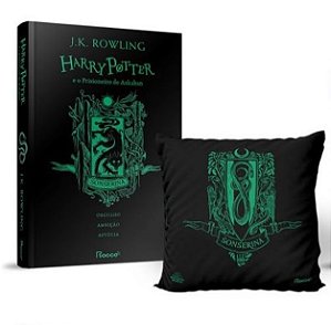 Harry Potter e o Prisioneiro de Azkaban Sonserina + Mimo Capa de Almofada - lacrado