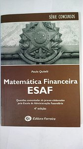 Matemática Financeira Esaf - Paulo Quilelli (Marcas)