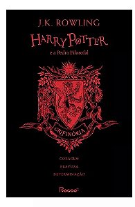 Harry Potter e a pedra filosofal - Grifinória  - Capa Dura Novo e Lacrado