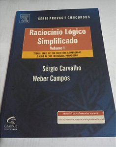 Raciocínio lógico simplificado - Vol. 1 - Série Provas e Concursos