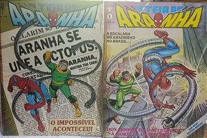 Kit A Teia do Aranha - A Escalada do Aracnídeo no Brasil 1, 2, 3 e 4 - Ed. Abril