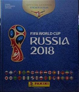 Livro ilustrado Oficial Russia 2018 Fifa copa do Mundo - 50% Completo Capa Dura