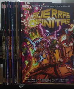 Coleção Guerras Infinitas 1 ao 9 - Contagem regressiva Panini Marvel