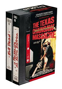 Box Terror VHS - Darkside 2 Livros: Evil Dead + O massacre da serra elétrica