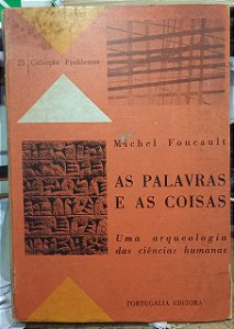 As Palavras e as Coisas - Michel Foucault - Edição de portugal