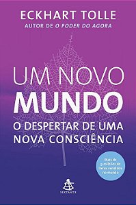 Um novo mundo - O Despertar de Uma Nova Consciência - Eckhart Tolle (Capa Roxa)