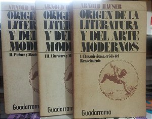 Origen de La Literatura y del Arte Modernos 3 Volumes - Arnold Hauser (Em Espanhol)
