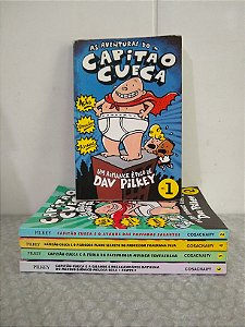 Coleção Capitão Cueca C/ 5 volumes - Dav Pilkey
