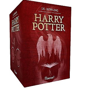 Box Vermelho Coleção Harry Potter Completa - Premium Capa Dura - Novo e Lacrado
