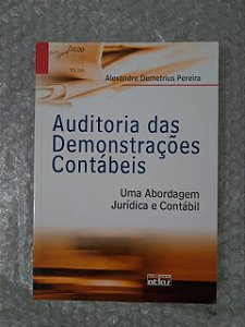 Auditoria das Demonstrações Contábeis - Alexandre Demetrius Pereira