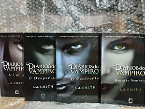 Kit Coleção Diários do Vampiro - L. J. Smith C/4 Livros (marcas)
