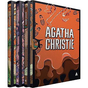 Box Agatha Christie 3 volumes - Os trabalhos de Hércules, Os crimes ABC, O mistério dos sete relógios