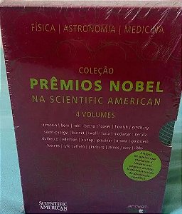 Box coleção Prêmios Nobel na Scientific American - 4 volumes