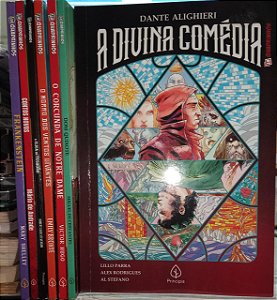 Kit 7 Volumes em quadrinhos Clássicos Divina Comédia entre outros - Hq's
