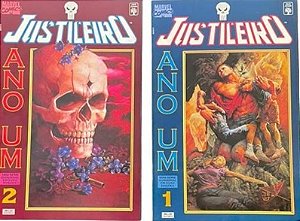 Justiceiro Ano Um 2 Volumes - Marvel - Marcas