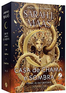 Cidade da Lua Crescente: Casa de chama e sombra (Vol. 3) Sarah J. Maas - + Flâmula - Novo e Lacrado