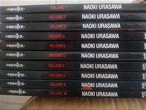 Coleção Mangá Monster - Naoki Urasawa 10 volumes